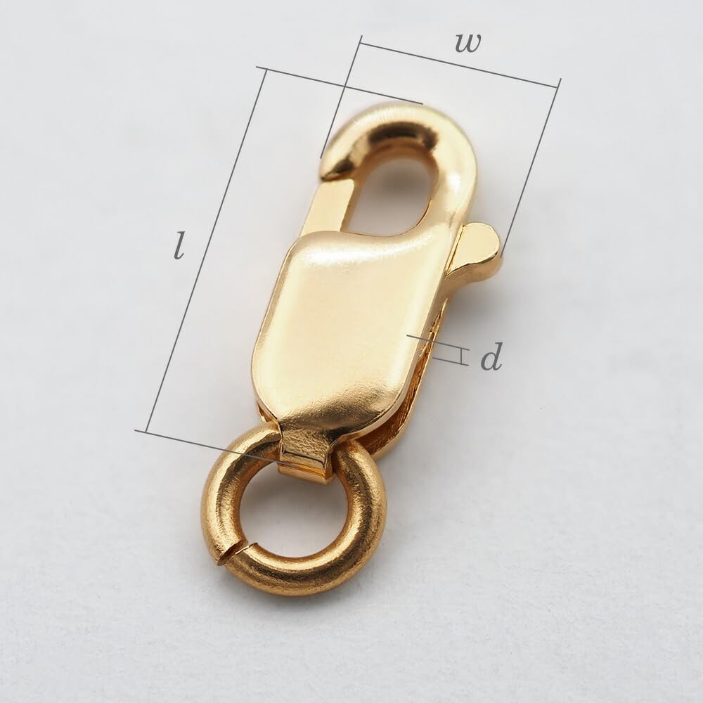 Amazon.co.jp: [RUBBY] イエローゴールド K18 留め具 フック